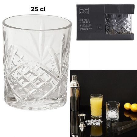 Coffret verre & cocktail