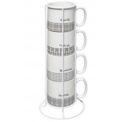 COFFRET RACK 4 MUGS M LIFE...