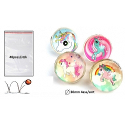 BALLE REBOND 3 CM LICORNE