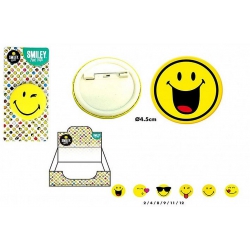 BROCHE SMILEY 4.5 CM