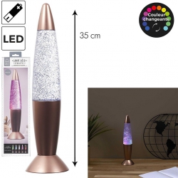 LAMPE DECO A PAILLETTES 35 CM