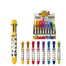 STYLO 8 COULEURS MR MME