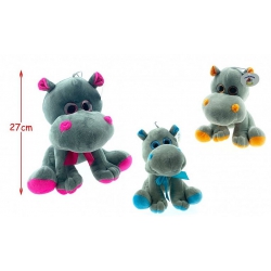 PELUCHE  HIPPOPOTAME H27CM