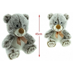 PELUCHE OURS ASSIS H 45 CM