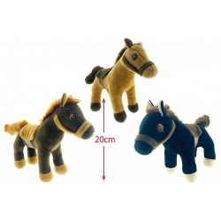 PELUCHE CHEVAL H 20 CM