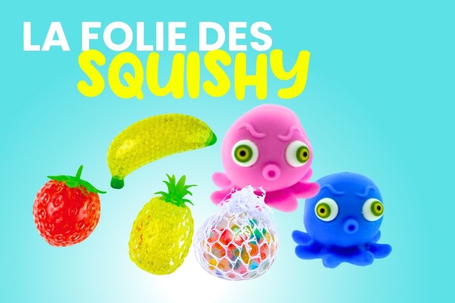 Squishy, balles anti stress et balles cervelles