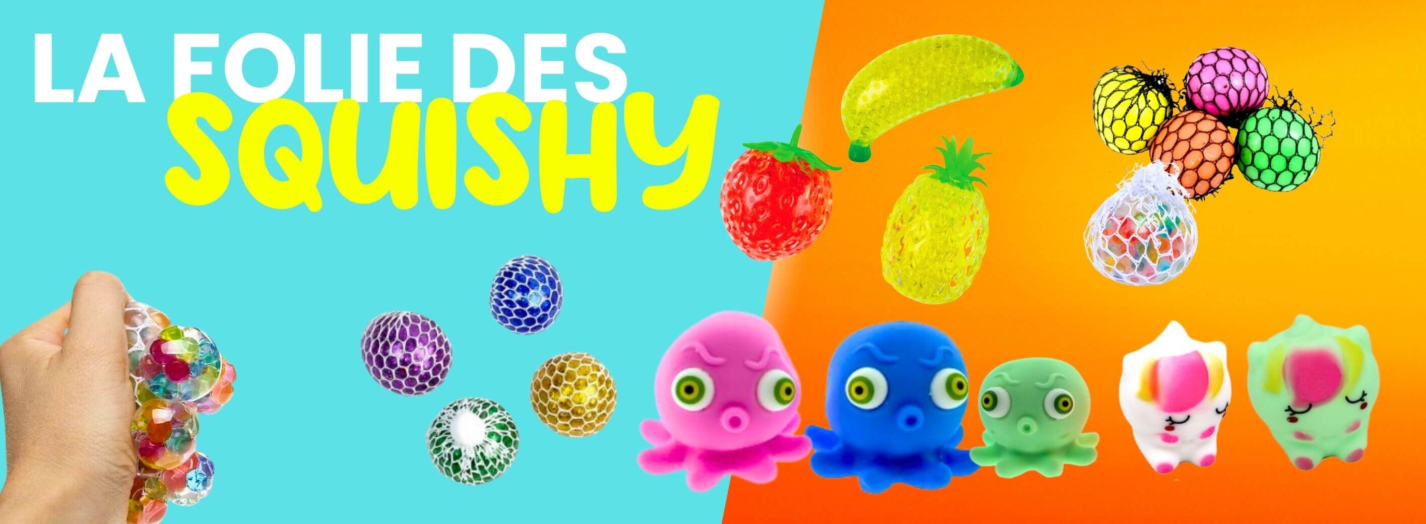 squishy, balles puffer, jouets anti stress